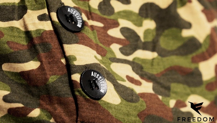 Pohodlné Boxerky s Modalem AussieBum Freedom Camo4